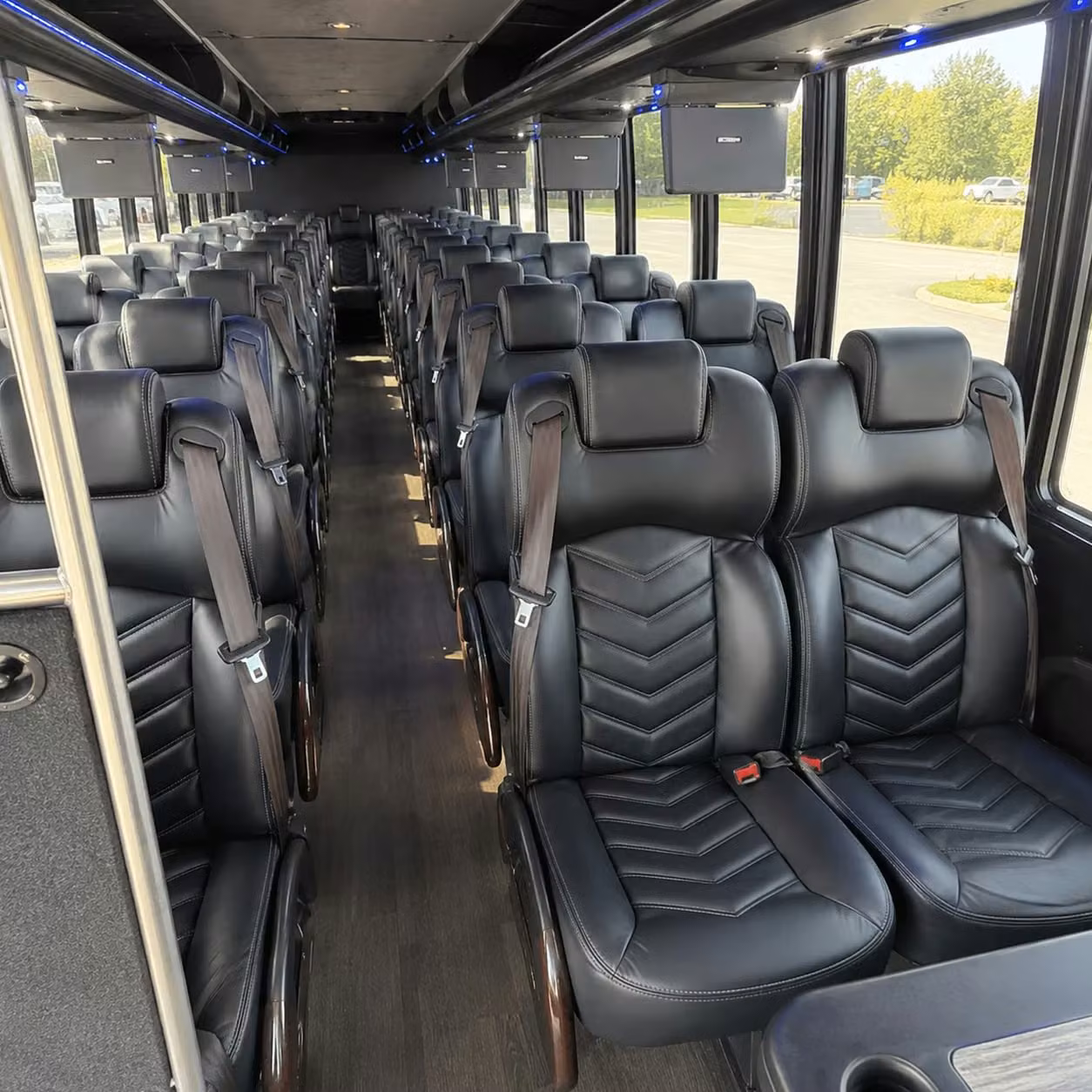 25 passenger minibus interior