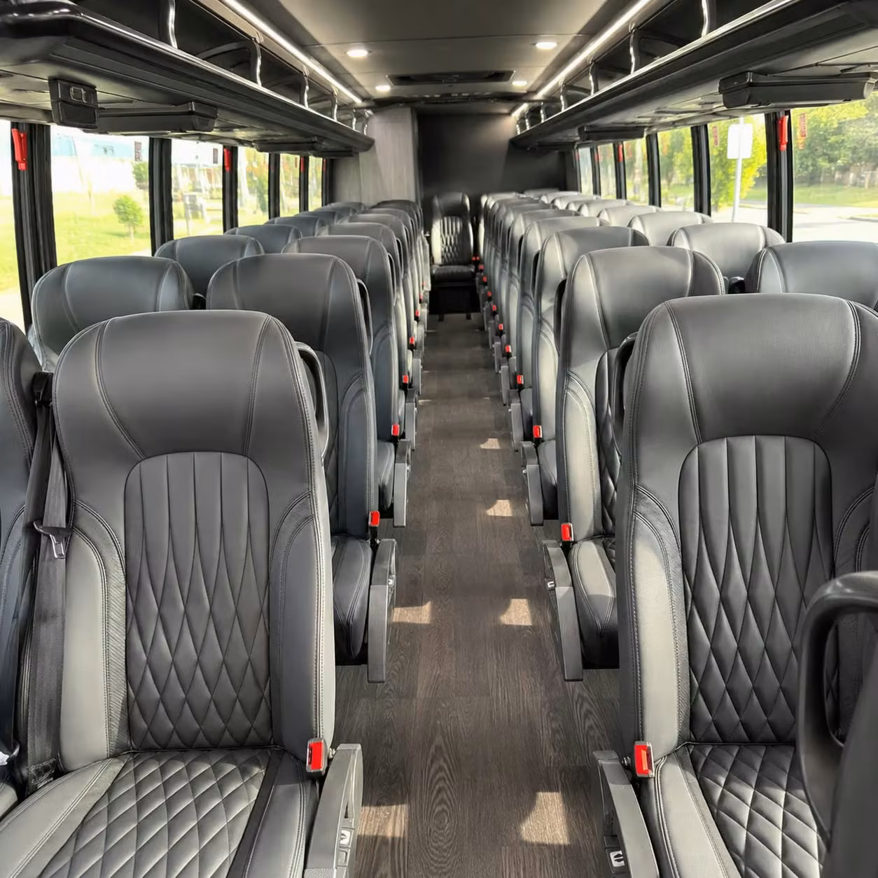 28 passenger minibus inside