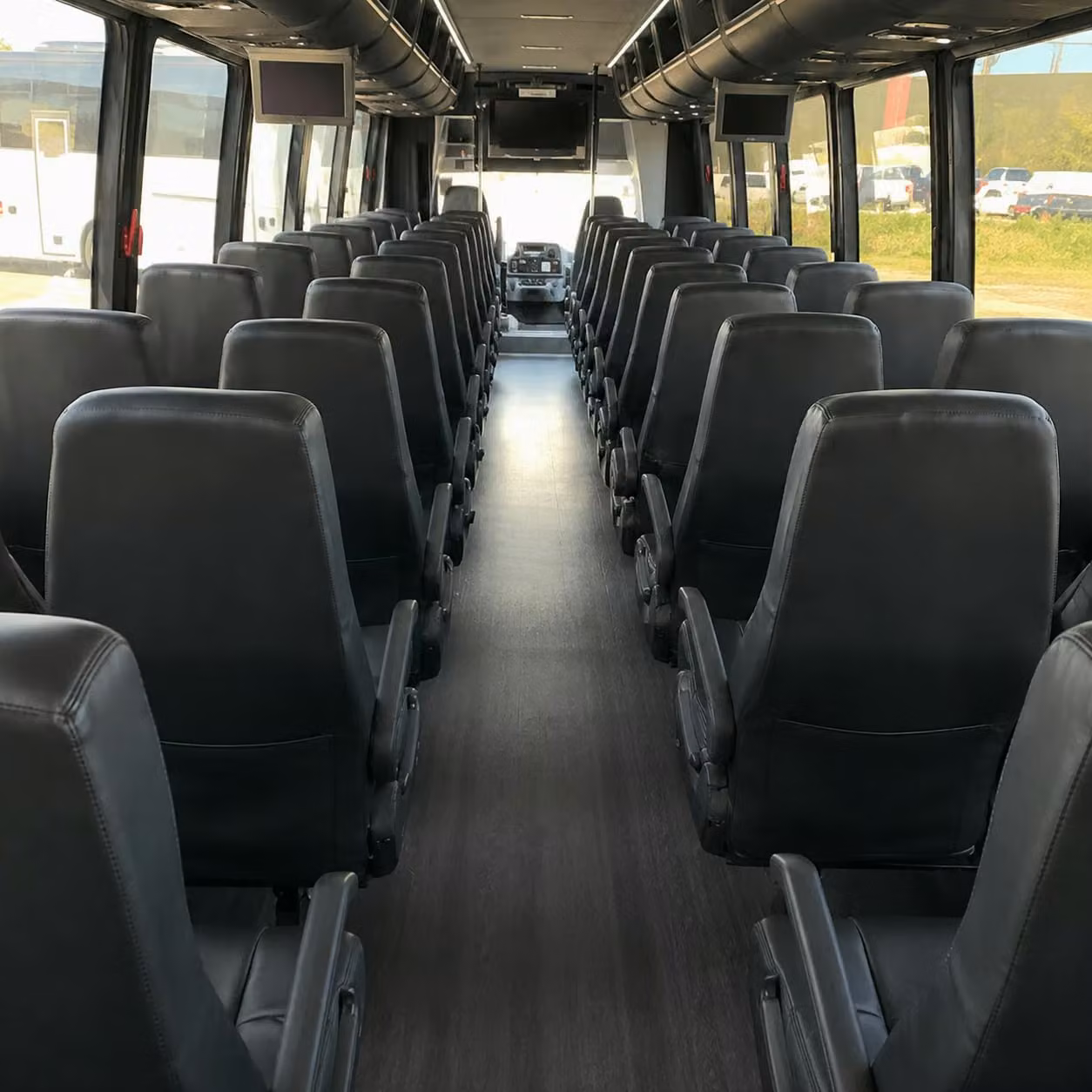 35 passenger minibus inside