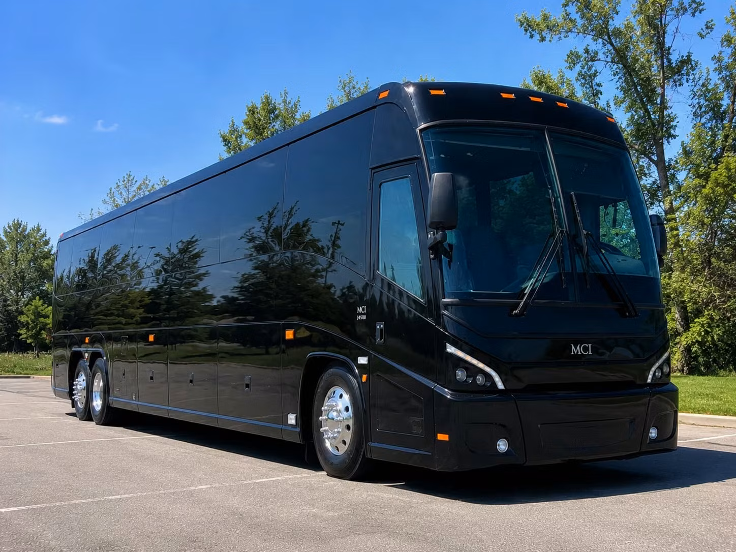 chesapeake charter bus interior