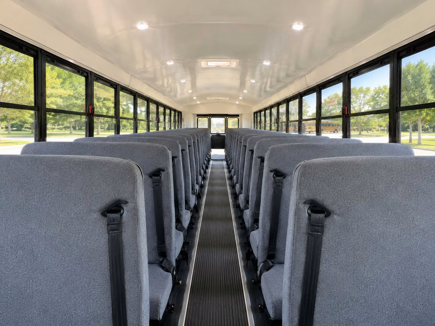 school bus interior
