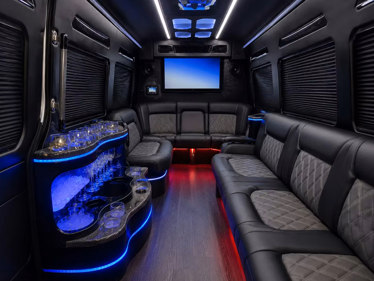sprinter limousine inside
